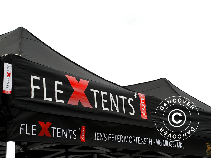 FleXtents®-Faltzelt-Banner mit Aufdruck, 4x0,2m – Image 5