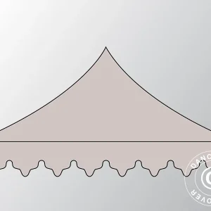 Dachplane "Morocco" für Faltzelt FleXtents 4x8m, Latte