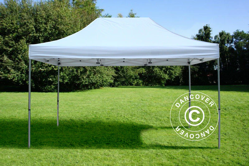 Faltzelt FleXtents PRO Steel 3x4,5m, Weiß, mit 4 Seitenwänden – Image 5