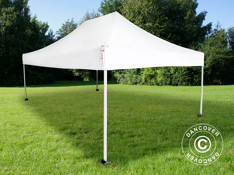 Faltzelt FleXtents PRO Steel 3x4,5m, Weiß, mit 4 Seitenwänden – Image 8