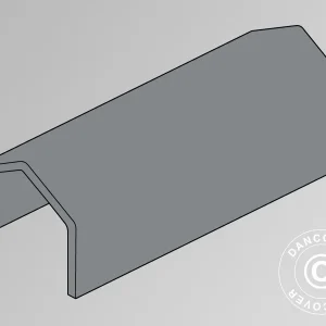 Dachplane für Lagerzelt PRO 4x10m PVC, grau