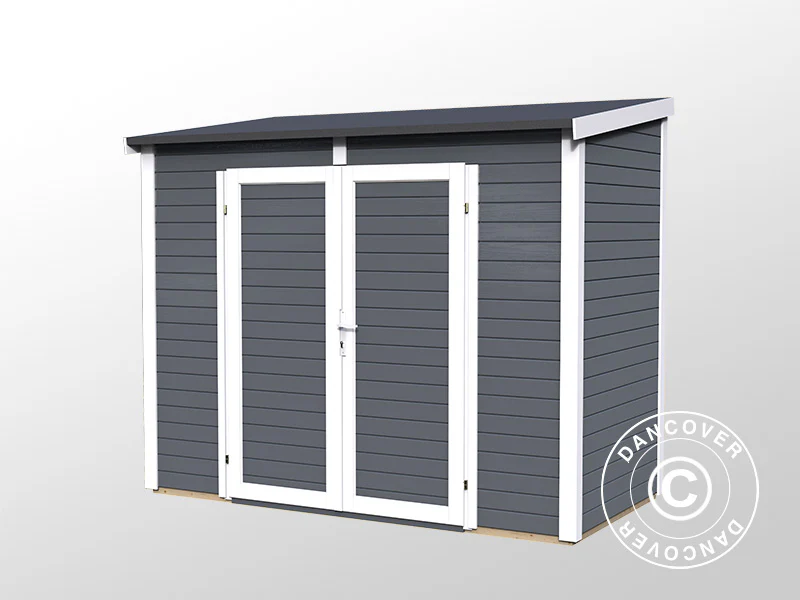 Holzschuppen, Bertilo Timmo 2, 2,44x1,21x2,11m, 2,95m², Anthrazit – Image 8